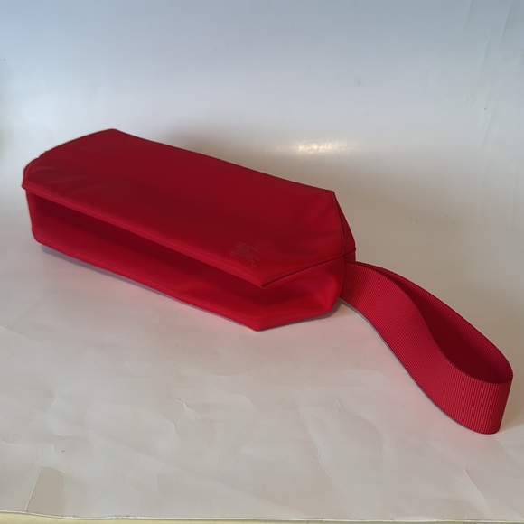 Burberry Red Travel Cosmetic Bag - Picture 2 of 8